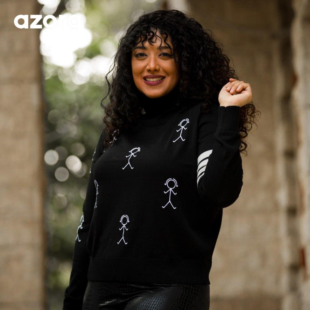 AZORA® NOIR SKETCH Pullover