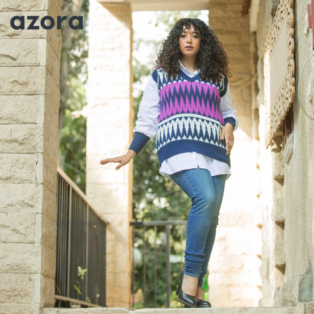 Azora® Nordic Knit Vest