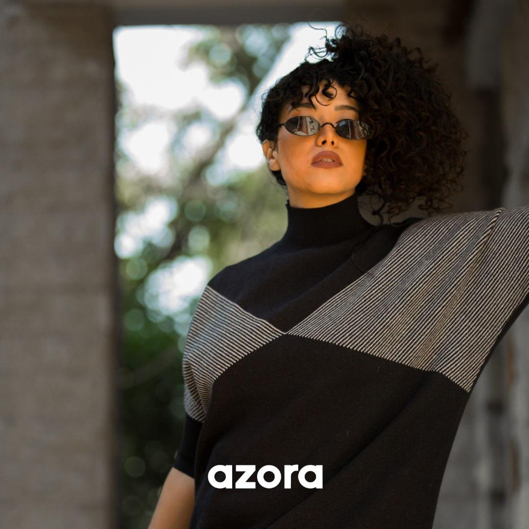 AZORA® Monochrome Dress