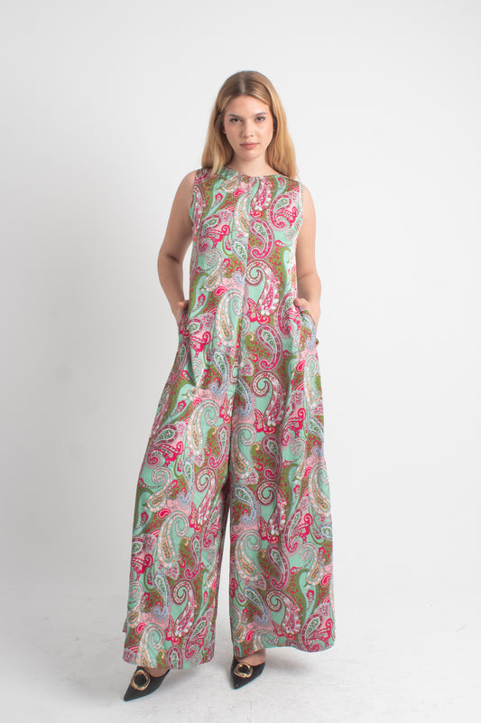 Azora© Paisley Breeze Jumpsuit