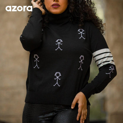 AZORA® NOIR SKETCH Pullover