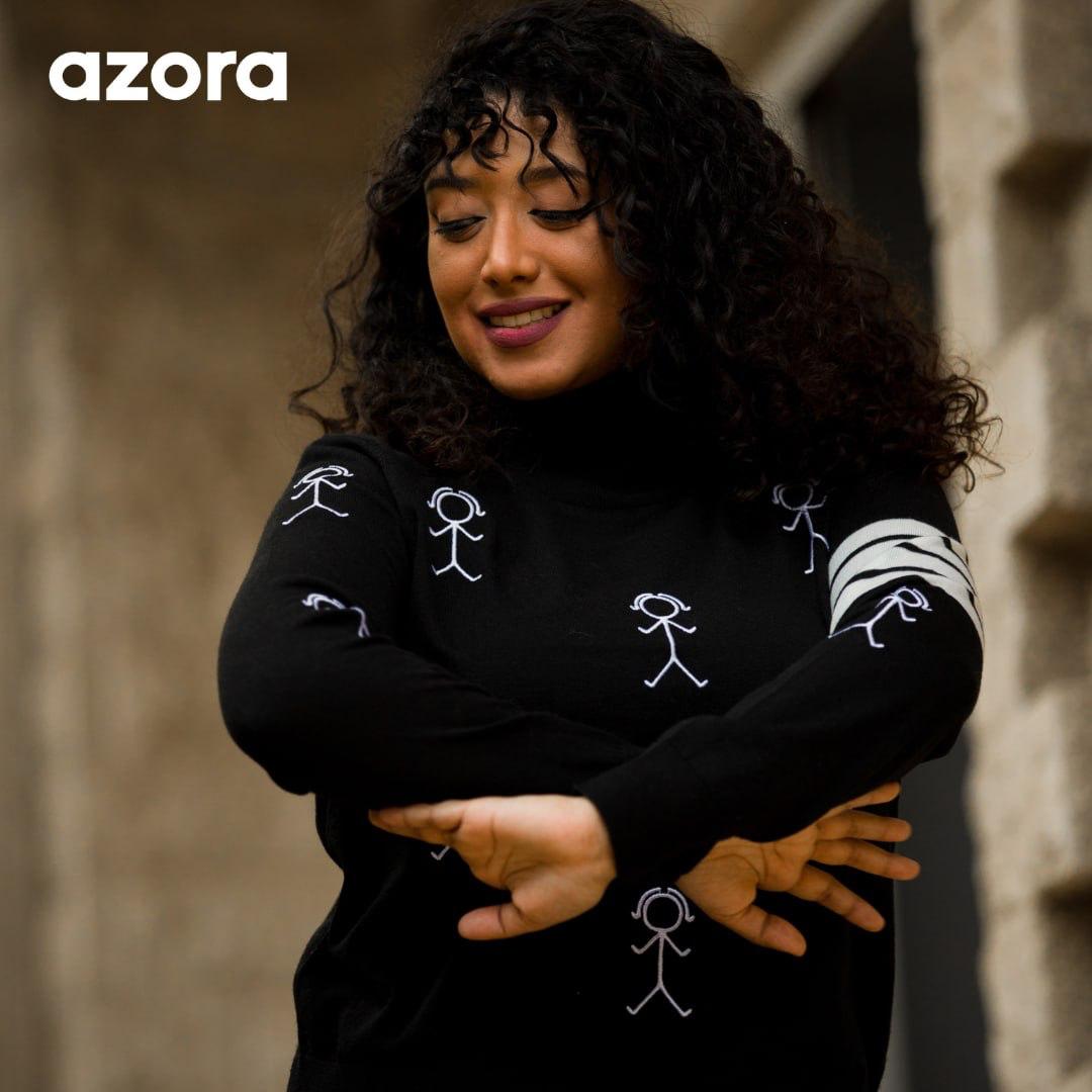 AZORA® NOIR SKETCH Pullover