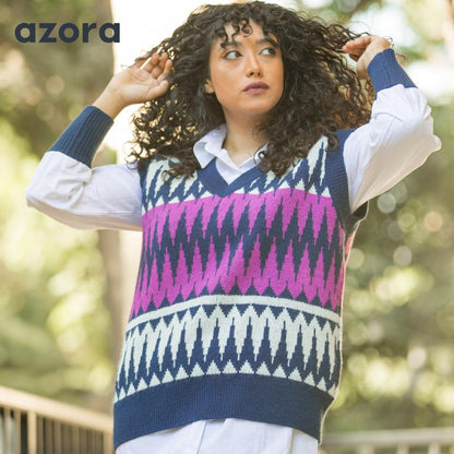 Azora® Nordic Knit Vest