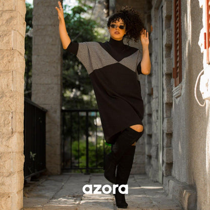AZORA® Monochrome Dress