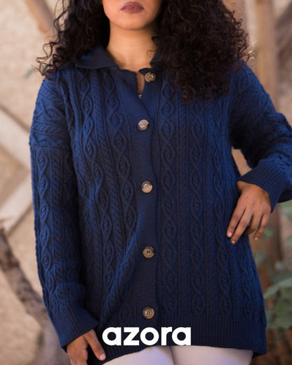 Azora® Dark Blue Classic Textured